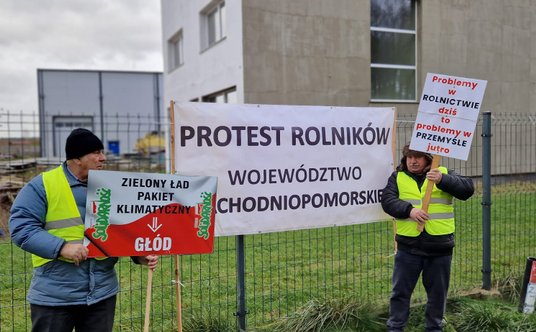 Protest rolników w Szczecinie, 22 XII 23
