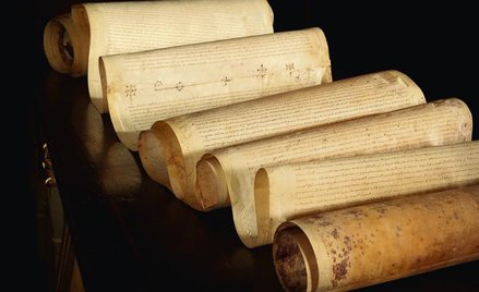 Zeznania templariuszy spisane na 200 łokciach pergaminu. Fot. Alessandra Benedetti
