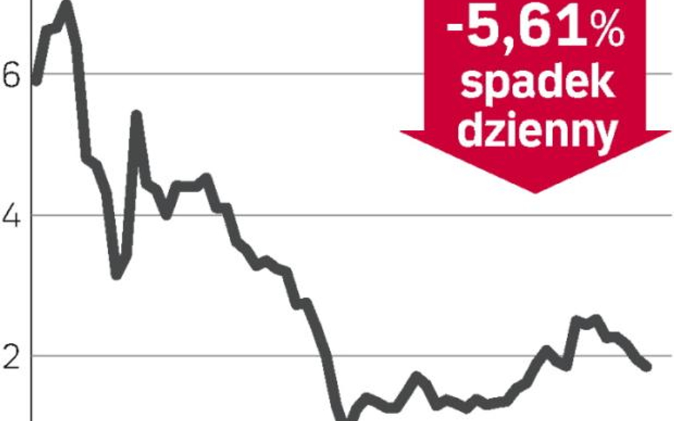 Akcje w dół przez właściciela