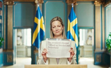 Prezeska Visit Sweden wystąpiła w spocie reklamowym osobiście
