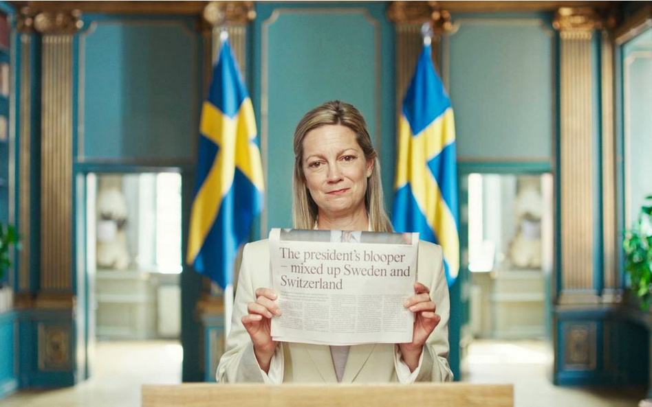 Prezeska Visit Sweden wystąpiła w spocie reklamowym osobiście