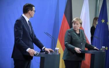 Mateusz Morawiecki i Angela Merkel