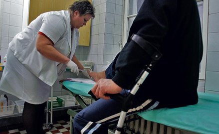 W szpitalu przy ul. Lindleya trzeba było poczekać godzinę na przyjęcie ze złamaną ręką
