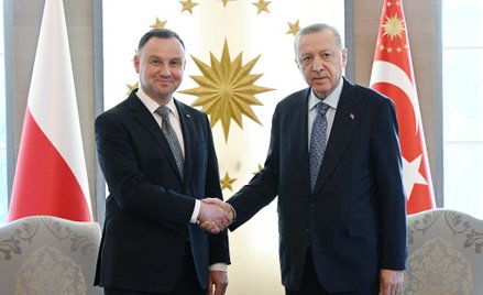 Erdogan spotkał się z Dudą. Podziękował Polsce za pomoc uchodźcom