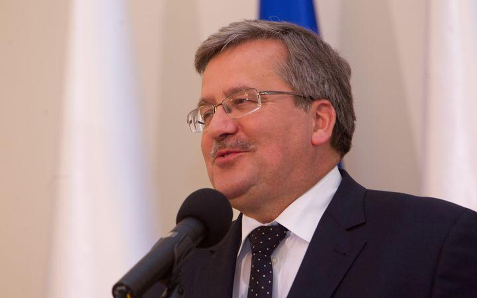 Prezydent Bronisław Komorowski