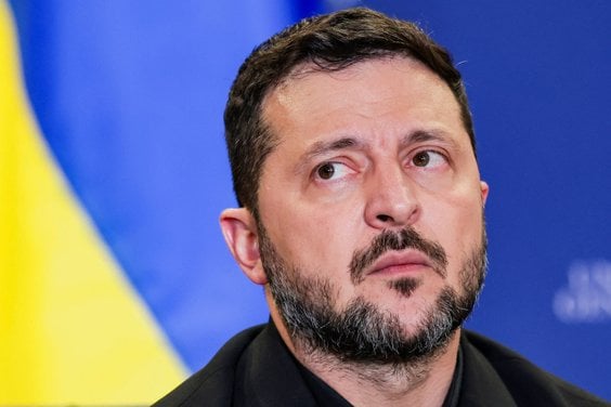Prezydent Ukrainy Wołodymyr Zełenski