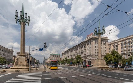 Ulica Marszałkowska i Plac Konstytucji