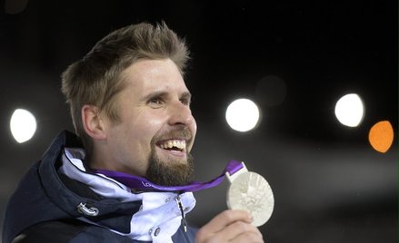 Antti Ruuskanen po dekoracji w Lahti