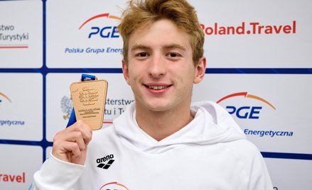 20-latek zdobył w Budapeszcie brązowy medal na 200 m stylem motylkowym
