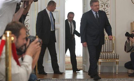 Bronisław Komorowski mówił wczoraj w Belwederze, że rozwiązanie KRRiT przed wyborami to zachęta do h