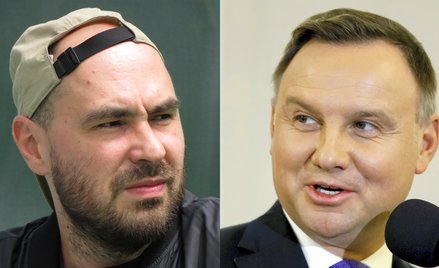 Jakub Żulczyk i Andrzej Duda