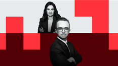 Marzena Tabor-Olszewska, redaktor prowadząca „Rzeczpospolitej” i Artur Bartkiewicz, szef wydawców st