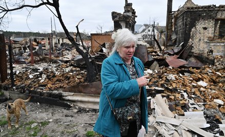 Wieś Moszczun pod Kijowem