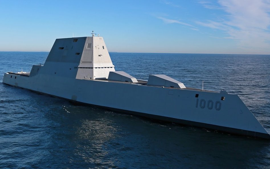 Niszczyciel wielozadaniowy USS Zumwalt (DDG 1000). Fot./US Navy.