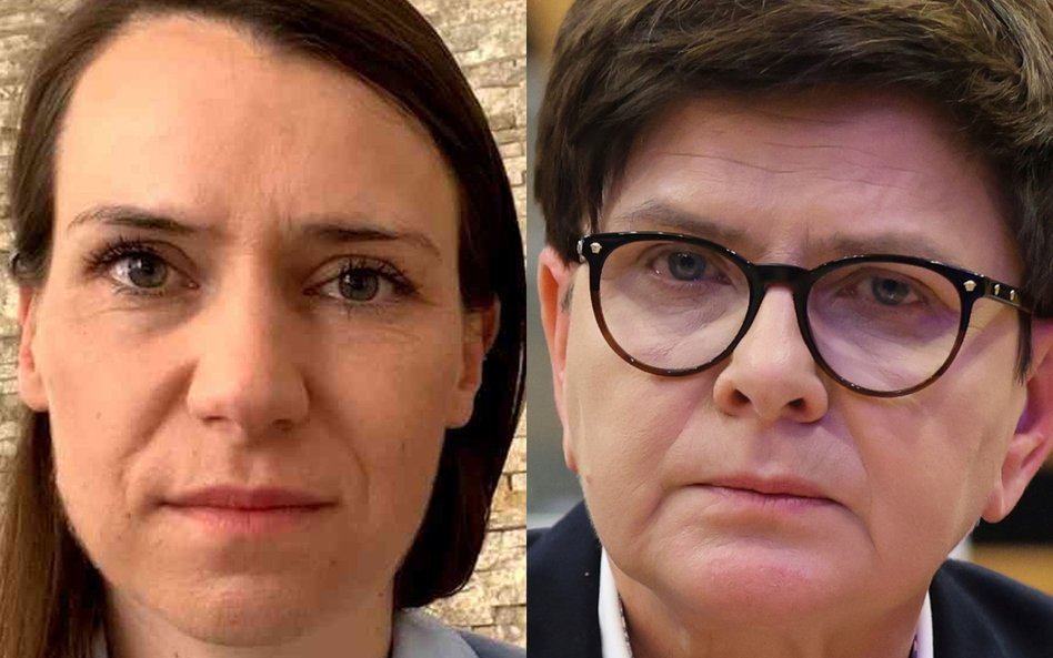 Agnieszka Pomaska i Beata Szydło