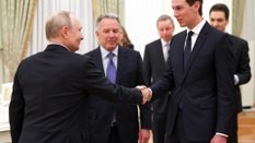 Steve Witkoff i Jared Kushner podczas jednej z wizyt na Kremlu, styczeń 2026
