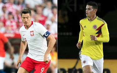 Polska-Kolumbia: Robert Lewandowski kontra James Rodriguez