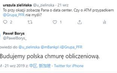 Borys: PFR nie jest zainteresowany ATM