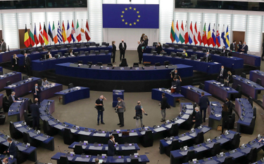 Sala obrad w siedzibie Parlamentu Europejskiego  Strasburgu