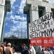 Manifestacja przed siedzibą SN w Warszawie