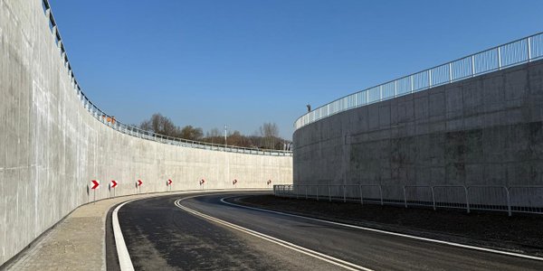 Drogowy finał w Krzyszkowicach. Węzeł gotowy, dom uratowany