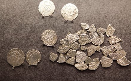 Kruszec srebrny stosowny w wymianie we wczesnośredniowiecznej Europie