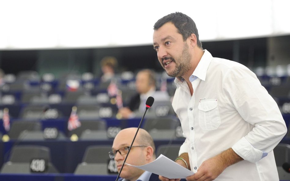 Szef włoskiej Ligi Matteo Salvini