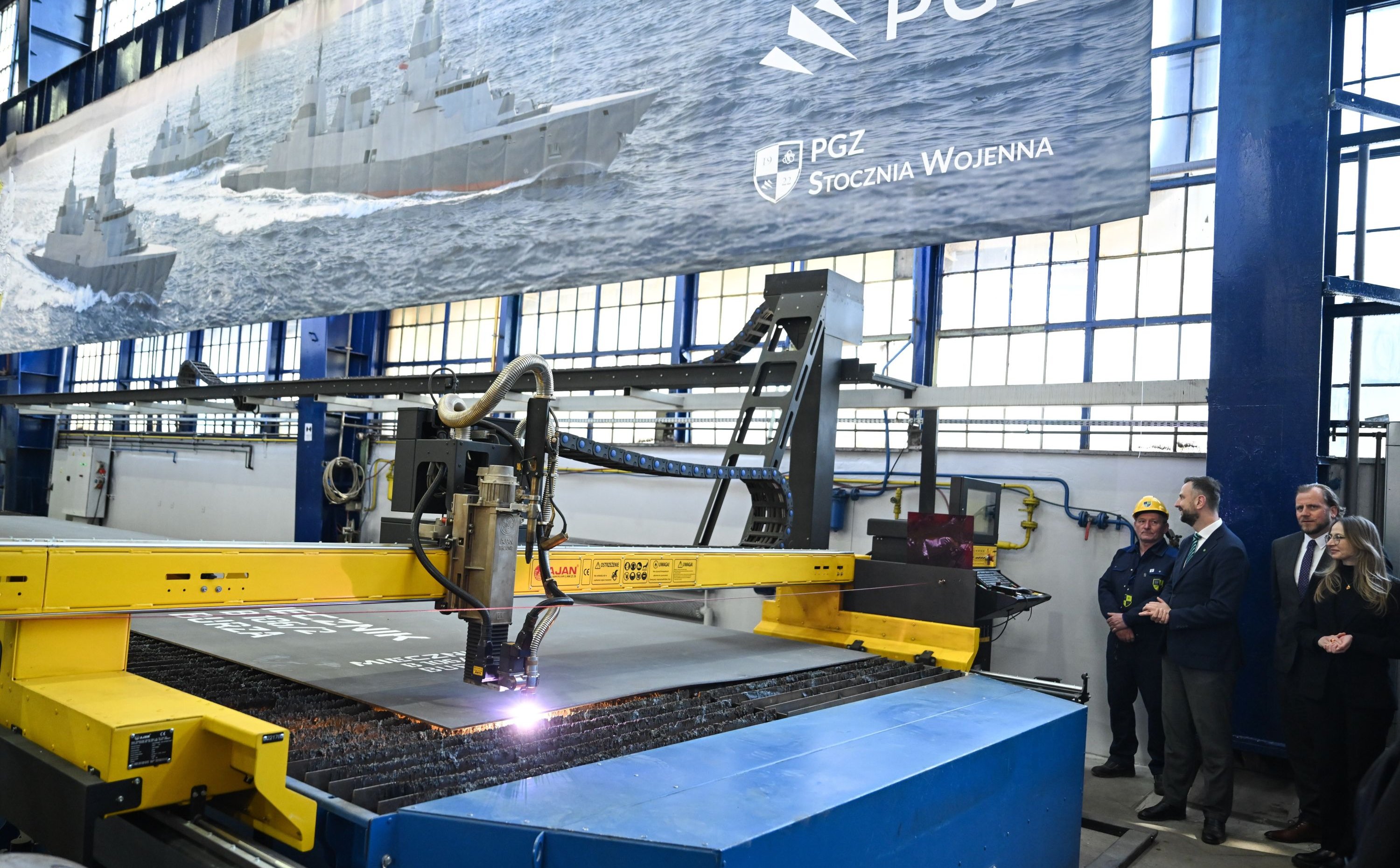 Budowa fregaty "Burza" rozpoczęta w Stoczni Wojennej