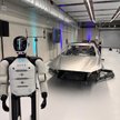 Humanoidalny robot AEON wyprodukowany przez Hexagon, który rozpoczyna pracę w fabryce BMW w Lipsku.