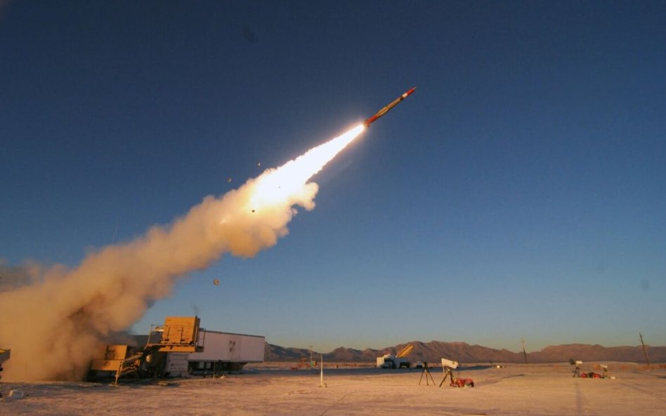 Odpalenie pocisku rakietowego PAC-3 MSE na poligonie White Sands Missile Range.