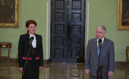 Spotkanie Andżeliki Borys z Lechem Kaczyńskim