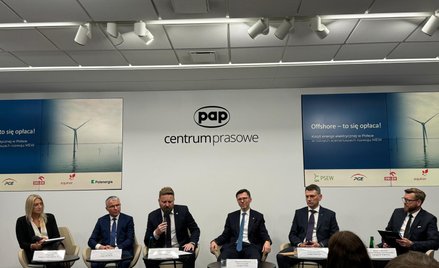 Prezentacja PSEW dotyczącą morskiej energetyki wiatrowej.