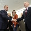 Premier Donald Tusk i Maciej Berek