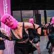 Kolektyw feministyczny Pussy Riot w trakcie performans "Wściekłość" w Berlinie