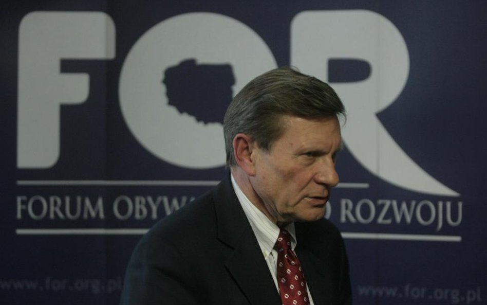 Leszek Balcerowicz, przewodniczący Rady FOR