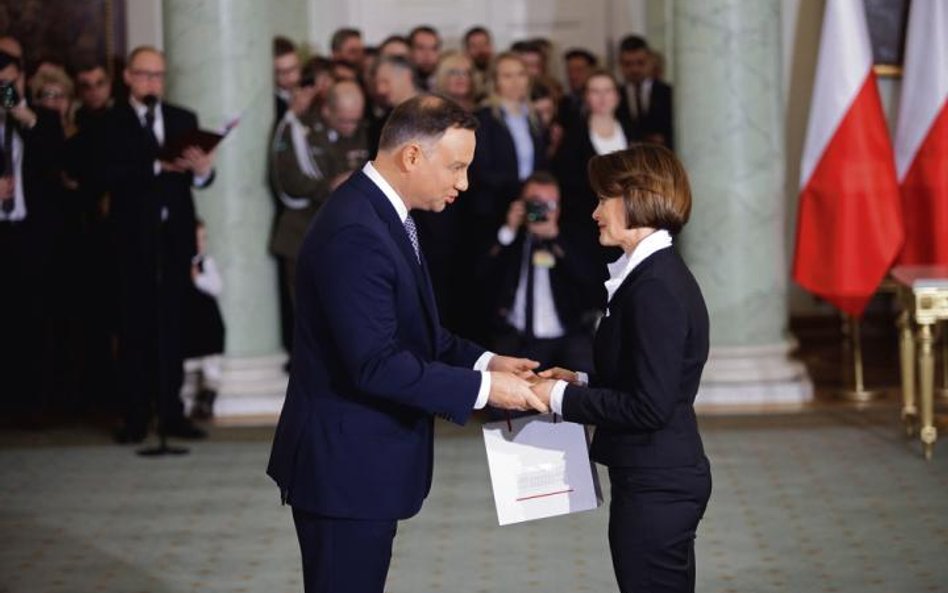 9 stycznia, Pałac Prezydencki. Wręczenie nominacji ministerialnej