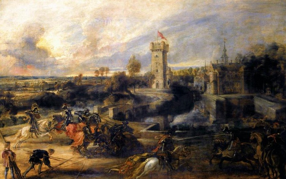 Obraz Rubensa "Turniej przed zamkiem Steen"