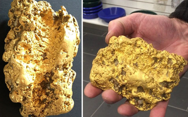 Dwa kilogramy czystego złota znalezione wykrywaczem metali