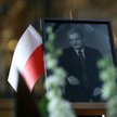 Portret Zbigniewa Wassermanna wystawiony w trakcie uroczystości pogrzebowych
