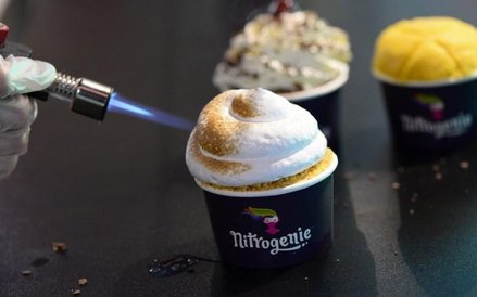 Lodziarnia "moleklularna" Nitrogenie w Paryżu