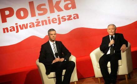 Paweł Poncyljusz i Jarosław Kaczyński