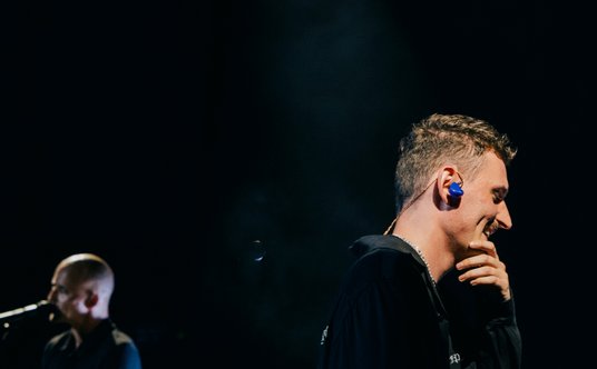 Artur Rojek i Dawid Podsiadło podczas ZORZY