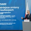 Sekretarz stanu w Ministerstwie Finansów Artur Soboń podczas konferencji prasowej