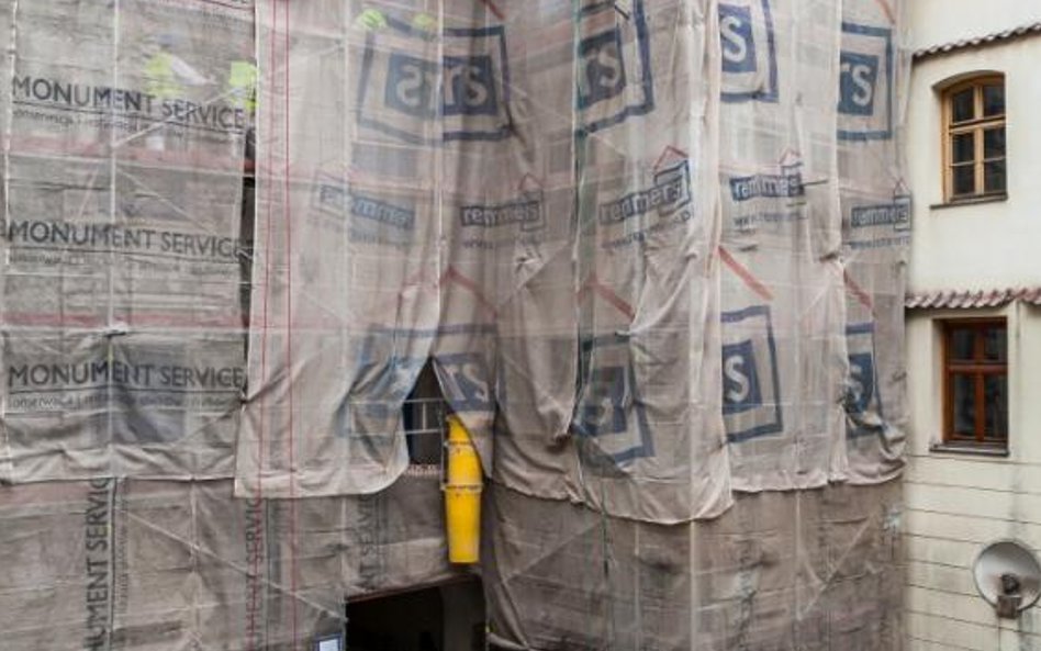 Prace trwają także na podwórkach należących do muzeum