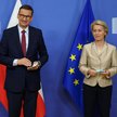 Premier Mateusz Morawiecki i szefowa Komisji Europejskiej Ursula von der Leyen