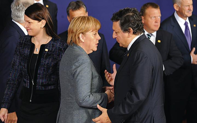 Angela Merkel, kanclerz Niemiec, i Jose Barroso, szef Komisji Europejskiej, główni rozgrywający szcz