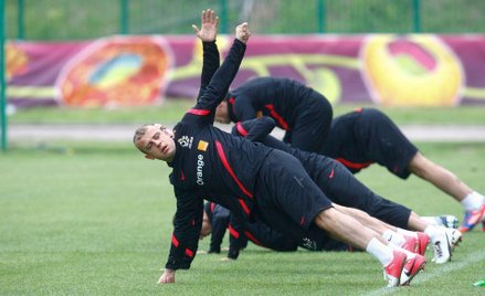 Jeden z treningów polskiej kadry