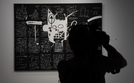 Grafika autorstwa Jean-Michela Basquiata