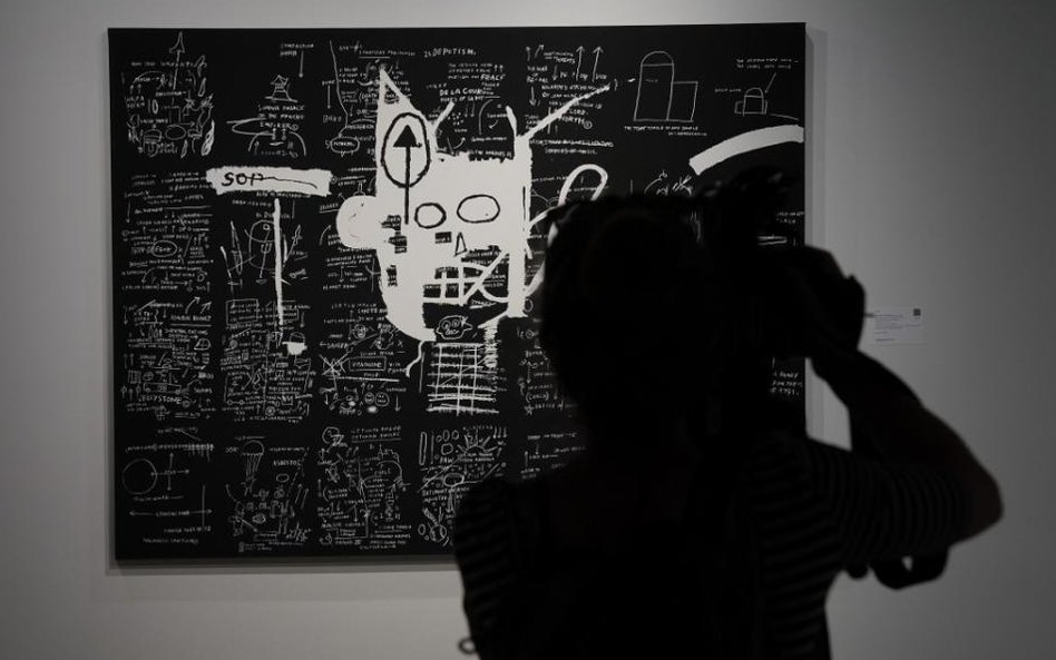 Grafika autorstwa Jean-Michela Basquiata