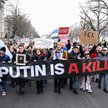 Berlin, protest po śmierci Aleksieja Nawalnego